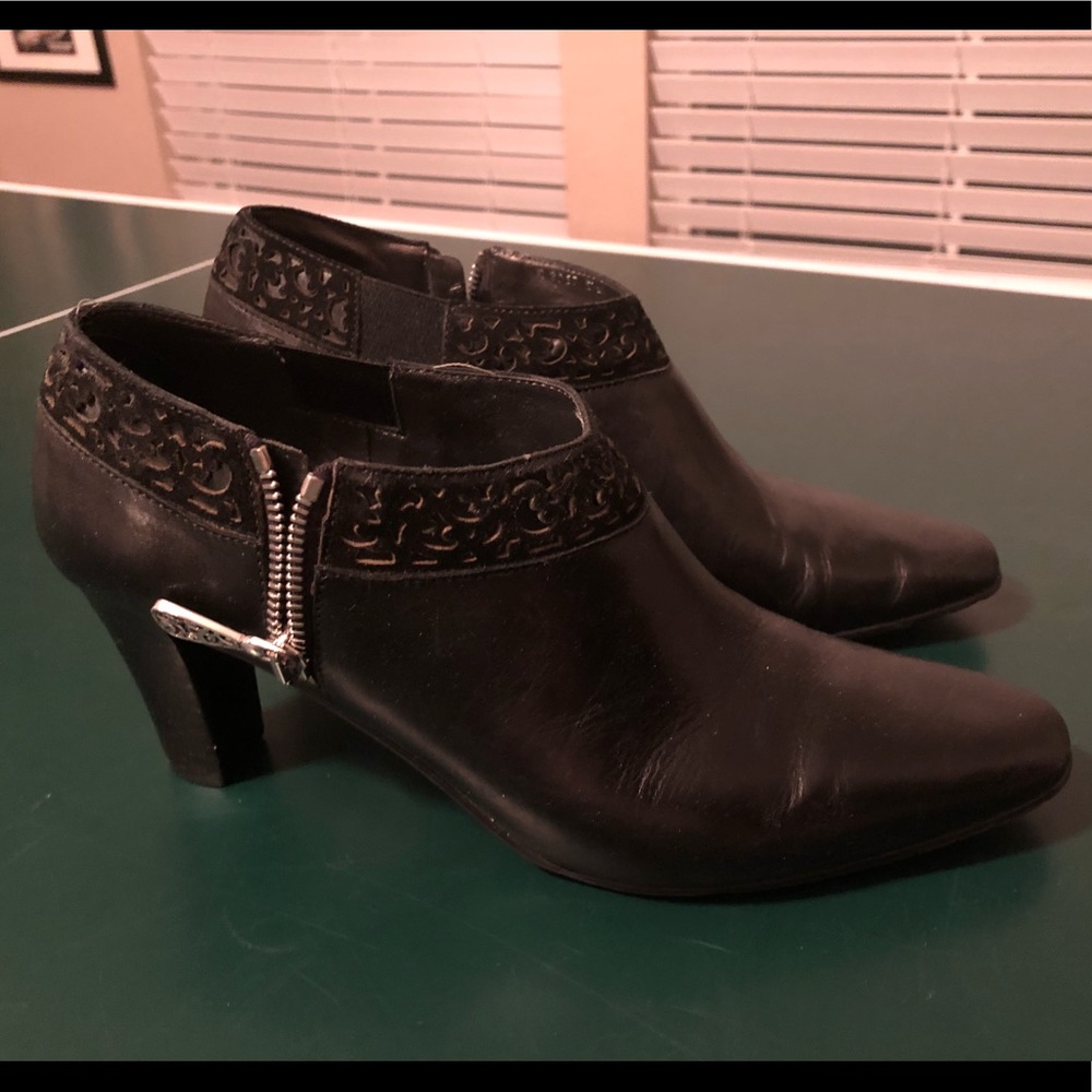 Brighton Reel Black Luxe booties